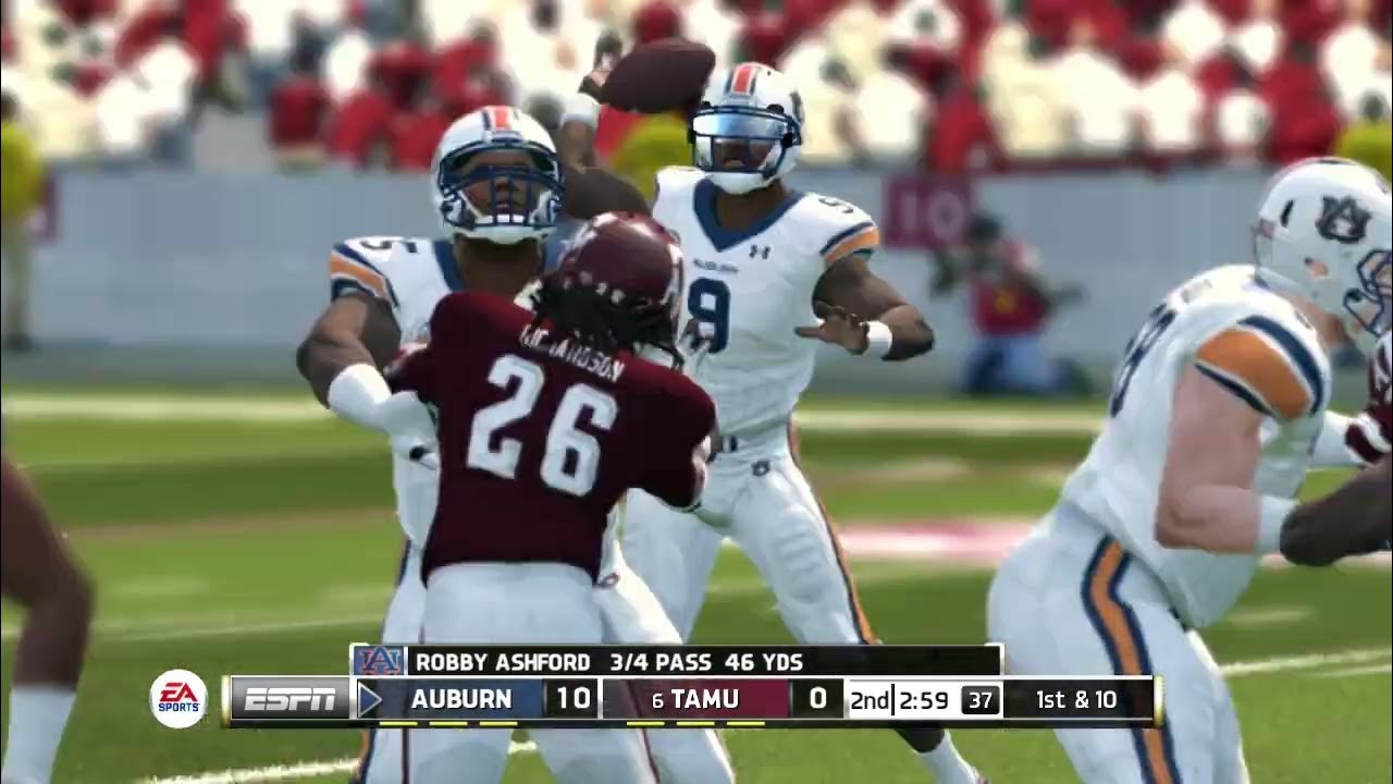Auburn Tigers vs Texas A&M Aggies NCAA Football 14 Updated to 2023