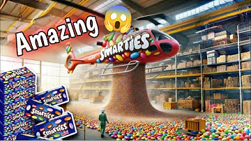 How Smarties Are Made in a Factory | Smarties Factory Process