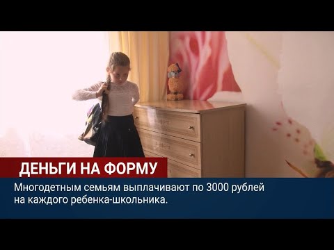 Легко ли оформить выплату за школьную форму?