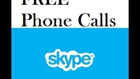 How To Make FREE Phone Calls using SKYPE