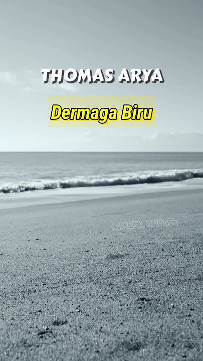 THOMAS ARYA - Dermaga Biru  #lagumelayu  #thomasarya