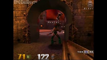 Quake III: Arena gameplay - Free For All - Q3DM1 - Hardcore