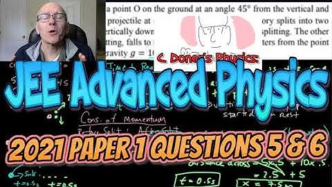 JEE Advanced Physics 2021 Paper 1 Question 5-6