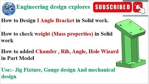Solidwork I Angle bracket | Industry level design | Jig fixure | Receiver gauge Part model |