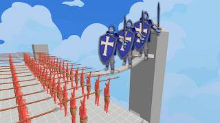 RANGED vs MELEE TWIN BRIDGE TOURNAMENT | TABS - Totally Accurate Battle Simulator