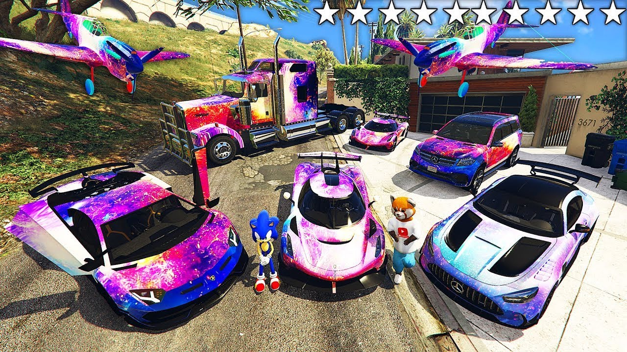 Я УГНАЛ ГАЛАКТИЧЕСКИЕ КОСМО ТАЧКИ С СОНИКОМ ИЗ РЕАЛЬНОЙ ЖИЗНИ В ГТА 5