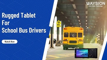 Unboxing 7-inch Rugged In-vehicle Tablet Q77 | Fleet Management, School Bus Safety | Waysion