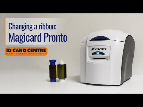 How to change a Magicard Pronto printer