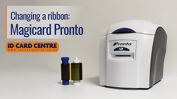 How to change a Magicard Pronto printer ribbon