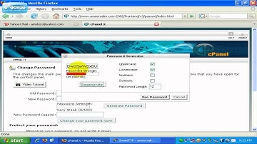 cPanel video course: How to change your password (Part 5 of 24)