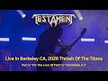 TESTAMENT - For The Love Of Pain / Infanticide A.I. (Live Video)
