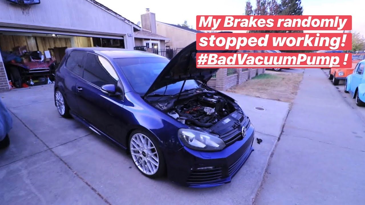 Vacuum Pump Failure Mk6 Volkswagen GTI Sudden Loss of Power Brakes