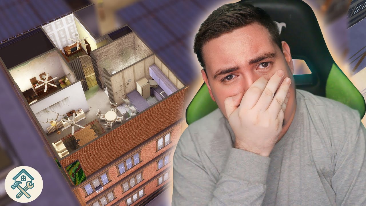 Sims a Obra: REFORMANDO um APÊ ABANDONADO e sujo!!! │ Slow Build