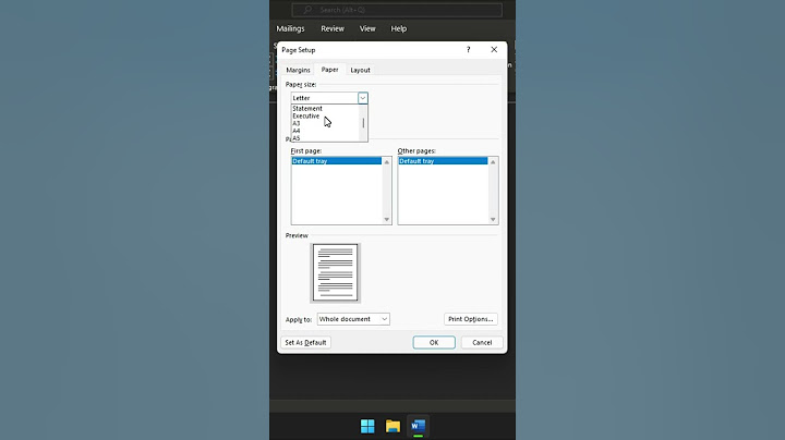 How to Set Default Paper Size to A4 in Microsoft Word [Tutorial]