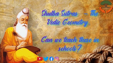 Shulba Sutra - The Indian Geometry