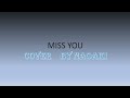 柴田恭兵/MISS YOU:COVER BY NAOAKI