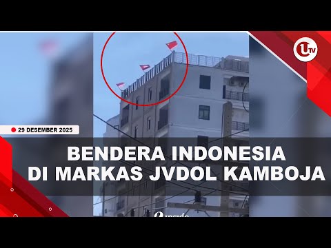 BENDERA INDONESIA DIPASANG DI GEDUNG DIDUGA PUSAT AKTIVITAS SCAM DAN JVD0L | U-NEWS