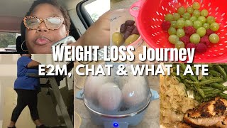 WEIGHT LOSS JOURNEY - WHAT I ATE, CHIT CHAT, ENCOURAGEMENT | E2M FITNESS | 7\/5\/22 | 2nd WEEK