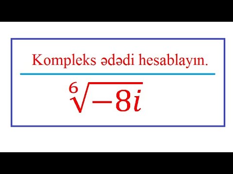 Video: Bir ədədin Kökü Necə Tapılır