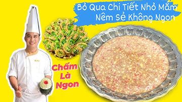Công Thức Pha Mắm Nêm Ngon Vừa Vị Miền Nào Dùng Cũng Được