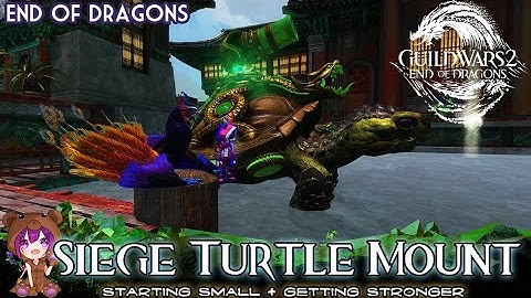 GW2 How to get Siege Turtle mount - Starting Small + Getting Bigger collection achievements