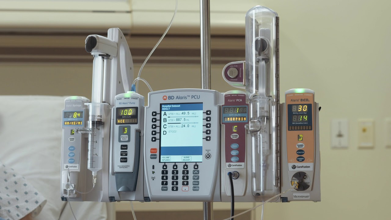 BD Alaris Infusion Pump Medical Device Narration YouTube