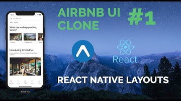 #1 Airbnb UI Clone | React Native | Expo | Layout Series