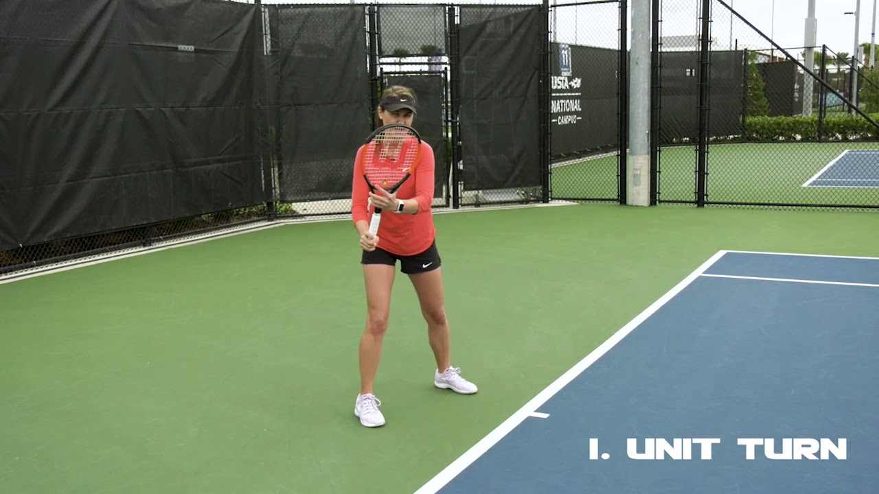 USPTA Quick Tip NonDominant Arm on the Forehand YouTube