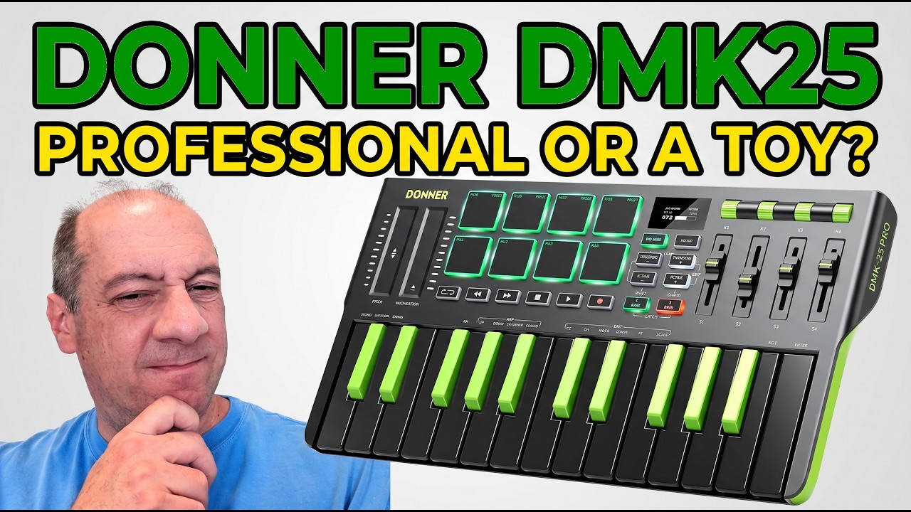 Is the Donner DMK25 Pro MIDI Keyboard any good? - YouTube