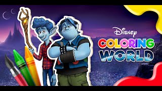 Disney Coloring World - Now Featuring Frozen 2, Onward, Mulan and Monsters! screenshot 1