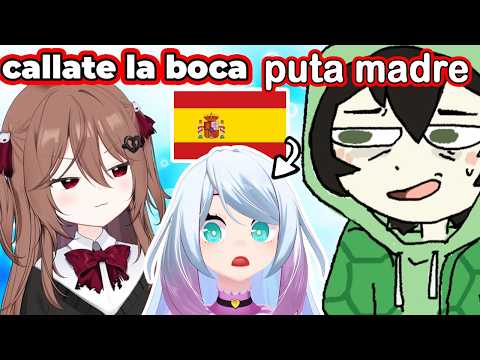 Spanish VTuber Reacts to Evil Neuro Teaching Spanish To Vedal