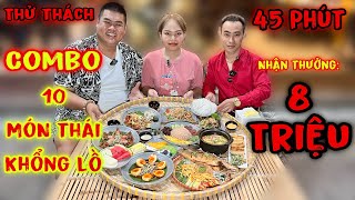 Chấn Động Vũng Tàu Bé Mai Thử Thách Mẹt 10 Món Thái Khổng Lồ Trong 45 Phút Nhận Thưởng 8.000.000Đ