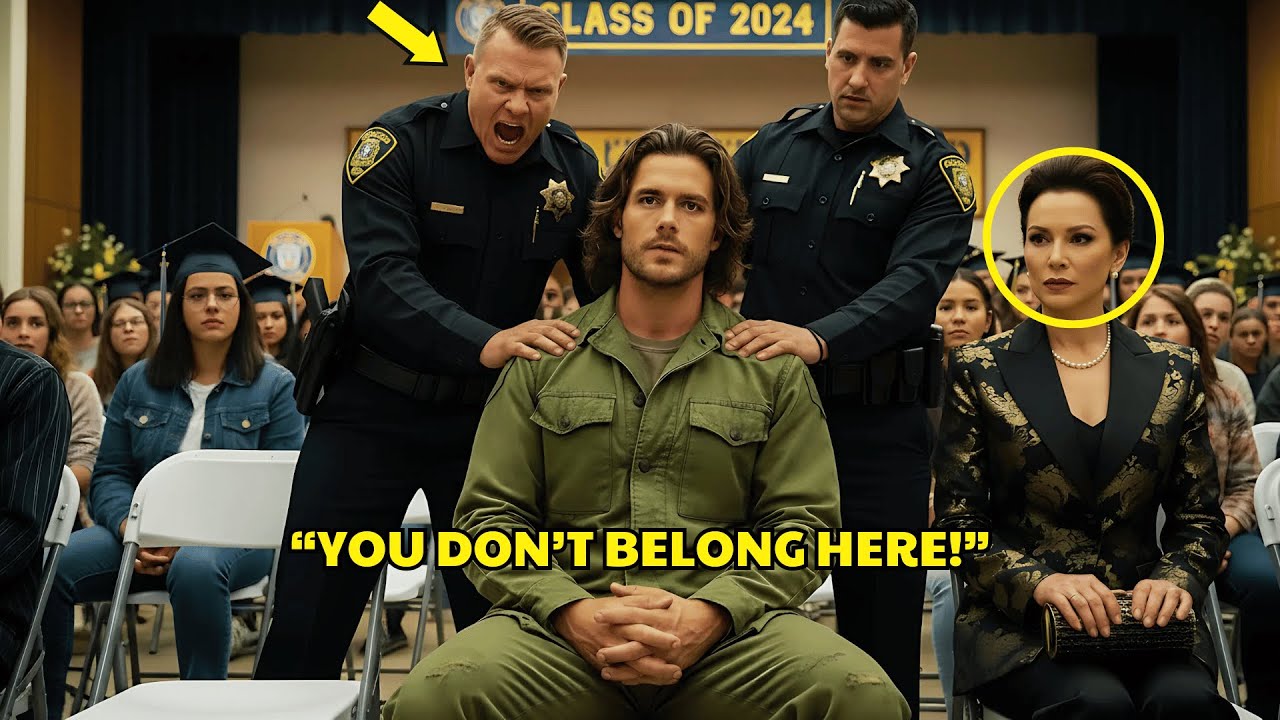 Two Guards Asked a Single Dad Veteran to Leave His Son’s Graduation — Then Six SEALs Showed Up!