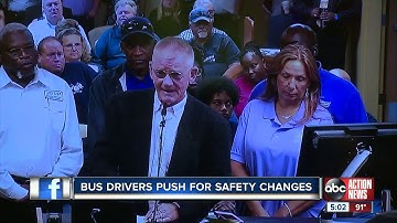 Pinellas bus drivers demand safety changes from PSTA board following driver death