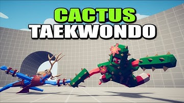 Grab & Kick Fusion! Cactus Taekwondo vs Every Faction 1v1 - Totally Accurate Battle Simulator TABS