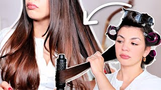AT HOME BLOWOUT TUTORIAL | Perfect Salon Blowout! Quick And Easy
