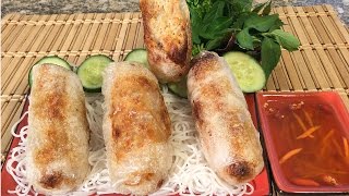 How To Make Crispy Spring Rolls-Cha Gio-Vietnamese Food Recipes