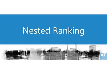 Nested Ranking (Hierarchy Mode)