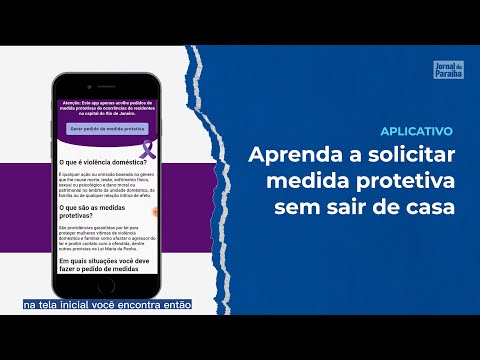 Aprenda a solicitar medida protetiva sem sair de casa