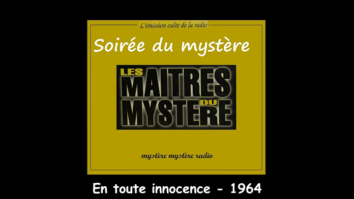 Soirée du mystère n°71