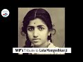 Wip  wonderwoman wednesdays ep 27  wips tribute to lata mangeshkar ji
