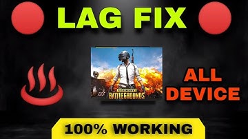 HOW TO FIX LAG PUBG MOBILE ONLY 3 STEP FIX LAG PERMANENT