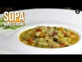 SOPA MINESTRONE italiana casera 🥕🥦 Una de las mejores recetas italianas