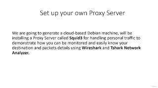 40 Set Up Your Own Proxy Server & Proxy Chain Part 1