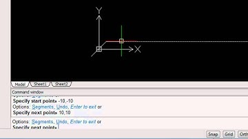 2D Drafting with Coordinates - CorelCAD™ Tutorial