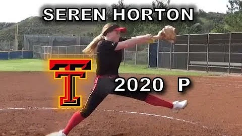 2020 Seren Horton Pitcher Softball Skills Video