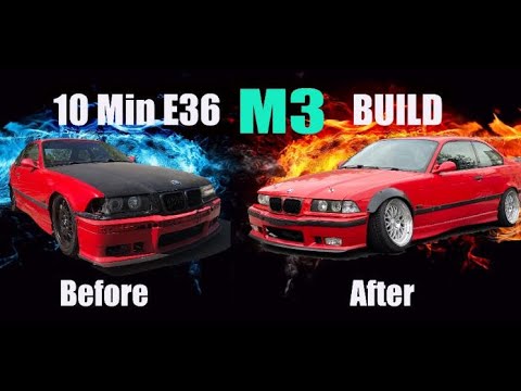 Building a BMW E36 M3 in 10 mins