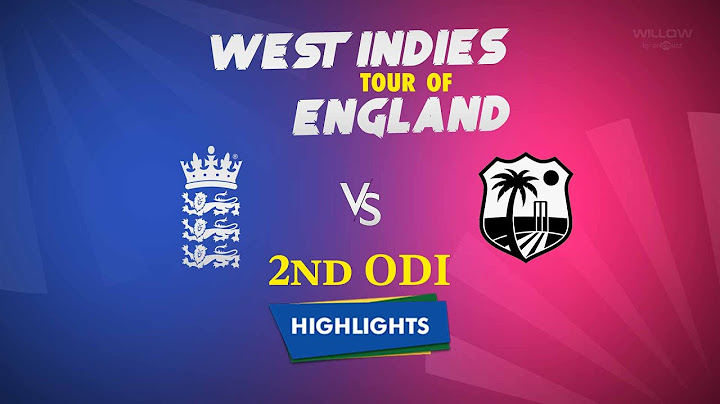 Highlights: 2nd ODI, England vs West Indies | 2nd ODI - ENG vs WI