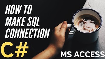 Veri tabanı bağlantısı nasıl yapılır? (C# - MS Access)