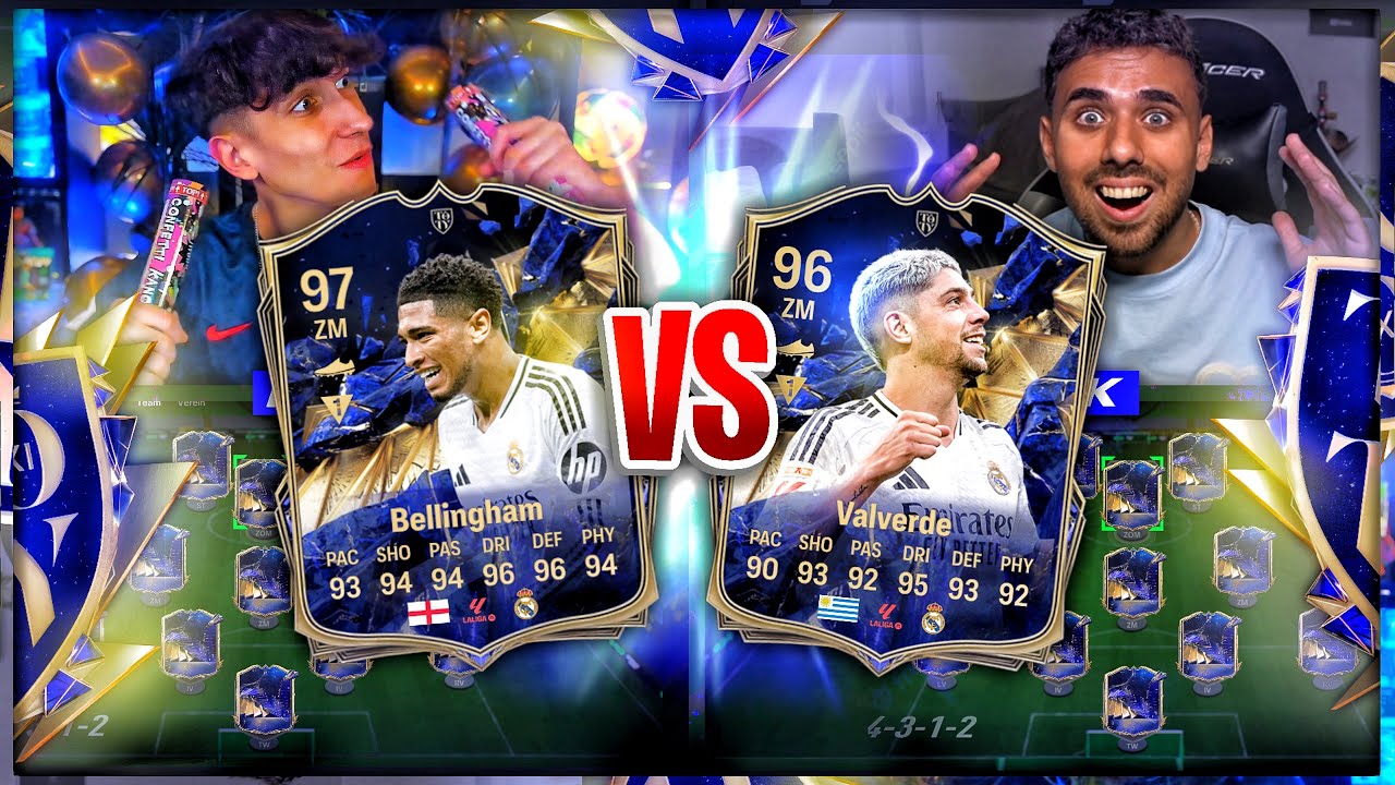 EAFC 25: BELLINGHAM 🏴󠁧󠁢󠁥󠁮󠁧󠁿 vs VALVERDE 🇺🇾 TOTY PREDICTION SBB vs CENK! ⚠️🚨